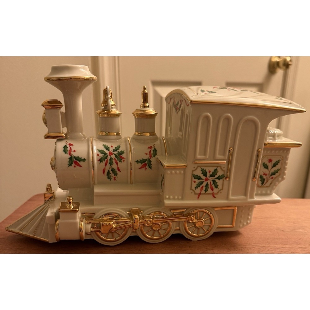 Vintage Lenox Holiday Junction Collection Train Engine 1999 EUC
